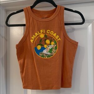 Mighty Fine Amalfi Coast Tank Top - Rust
